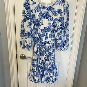 Sugarlips Blue Floral Dress